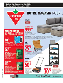 Canadian Tire - Quebec - Weekly Flyer Specials